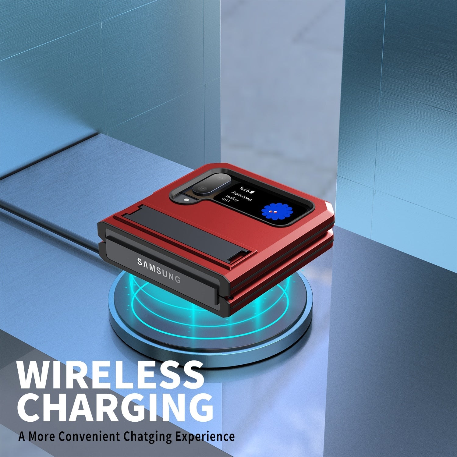 Dual Layer Full Protective Case With Bracket For Samsung Galaxy Z Flip - Premium Mobile Phone Cases from Dressmycell.com - Just $36.00! Shop now at Dressmycell.com Dual Layer Full Protective Case With Bracket For Samsung Galaxy Z Flip - Premium Mobile Phone Cases from Dressmycell.com - Just $36.00! Shop now at Dressmycell.com